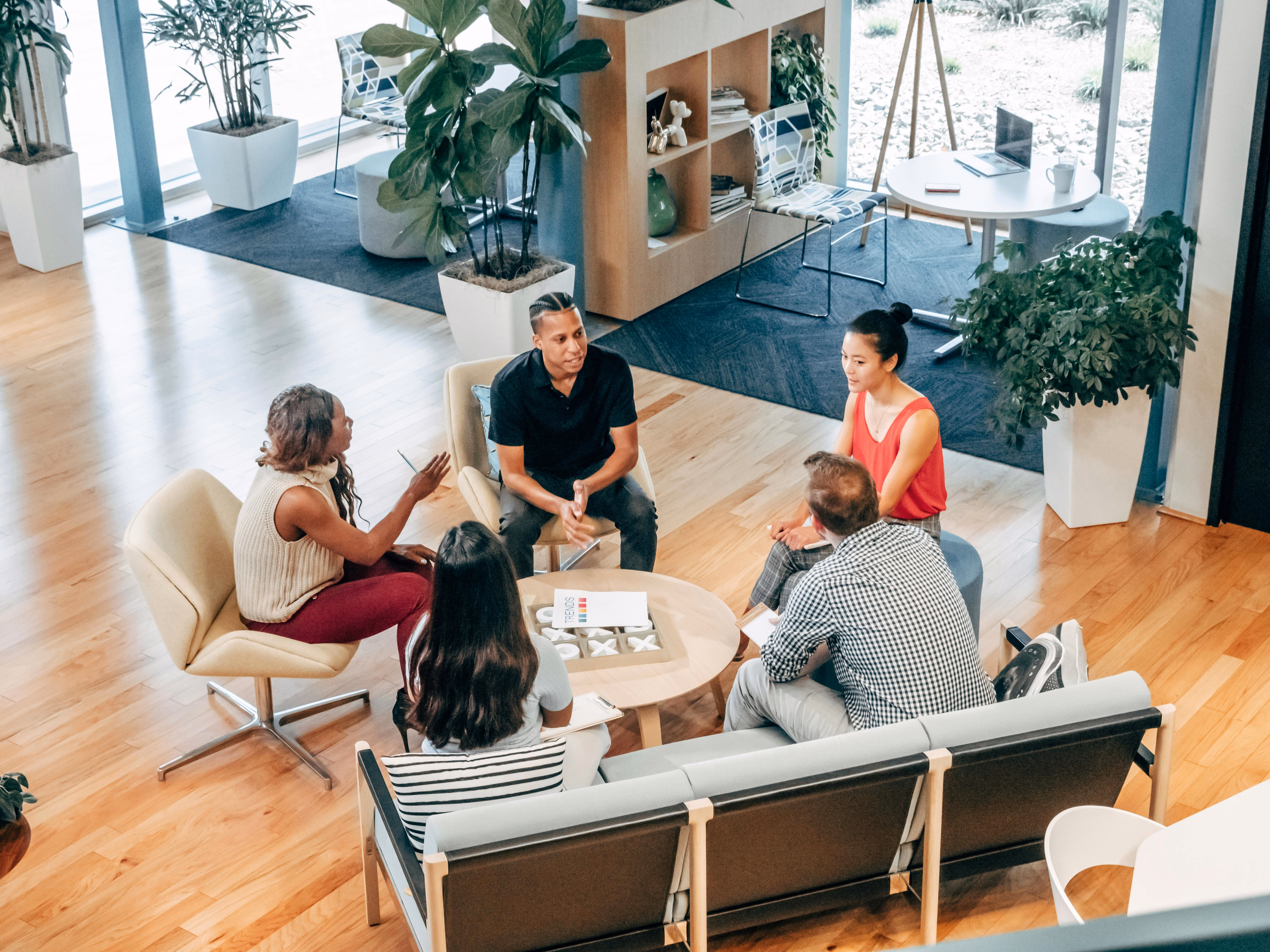 Infinitely Professional Cleaning 3-person team cleaning a Madison office